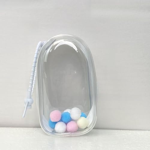 Nur passend für die neueste Version 4.0 Schutzhülle Anhänger trendiger Puppen. ([Transparent] 4.0 Exklusive Lagertasche (Doppelloch-Silikonseil + Haarball)) von Generic