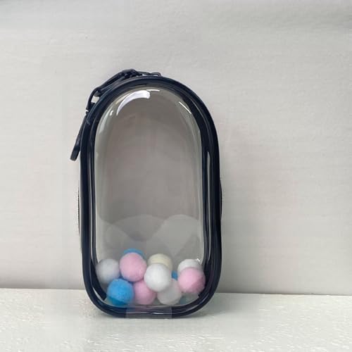 Nur passend für die neueste Version 4.0 Schutzhülle Anhänger von Trendy Dolls. ([Schwarz] 4.0 Exklusive Lagertasche (Herzförmige Schnalle + Haarball)) von Generic