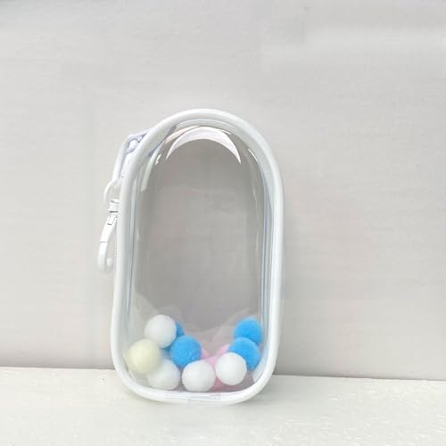 Nur passend für die neueste Version 4.0 Schutzhülle Anhänger von Trendy Dolls. ([Weiß] 4.0 Exklusive Lagertasche (Herzförmige Schnalle + Haarball)) von Generic