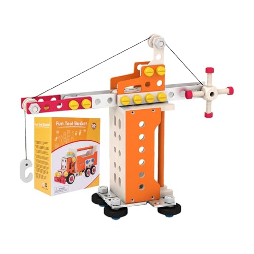 Nussbolzenspielzeug | Zusammenbauen eines simulierten Autos | Sensorisches Spielzeug, Bausteine für Simulationsspiele, Holzwerkzeug-Set für Kleinkinder im Vorschulalter Nussbolzenspielzeug | Zusammenbauen eines simulierten Autos | Sensorisches Spielzeug, Bausteine für Simulationsspiele, Holzwerkzeug-Set für Kleinkinder im Vorschulalter von Generic