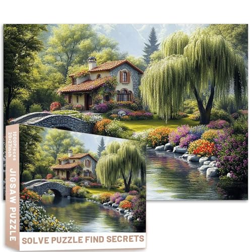 Ölgemälde-Puzzle, Weinweide, Steinbrücke, 68,6 x 50,8 cm, Landschaftskunst für Erwachsene und Familien, anspruchsvolle Familienaktivitäten, Spiele für Heimdekoration, Geschenke Ölgemälde-Puzzle, Weinweide, Steinbrücke, 68,6 x 50,8 cm, Landschaftskunst für Erwachsene und Familien, anspruchsvolle Familienaktivitäten, Spiele für Heimdekoration, Geschenke von Generic