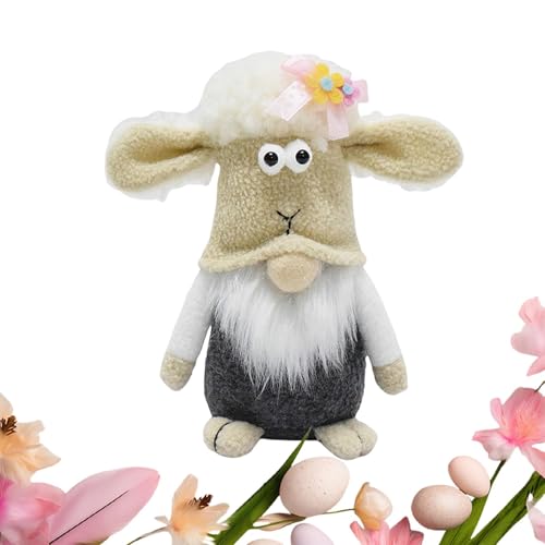 Ohne Ostergesicht, ohne Gesicht, aus Plüsch, Ostern | Figur ohne Gesicht gefüllt | Plüschfigur Zwerge Büro mit Lammkopfhaube für Wohnzimmer, Schlafzimmer, Tisch Ohne Ostergesicht, ohne Gesicht, aus Plüsch, Ostern | Figur ohne Gesicht gefüllt | Plüschfigur Zwerge Büro mit Lammkopfhaube für Wohnzimmer, Schlafzimmer, Tisch von Generic