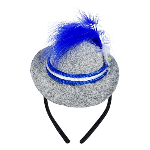 Oktoberfest Deutsch Kostüm, Oktoberfest Kostümstirnband | Rollenspieler Hut -Kopfbedeckung - Bierparty Kopfbedeckung, Festival Hair Band für Themenpartys, Karneval von Generic
