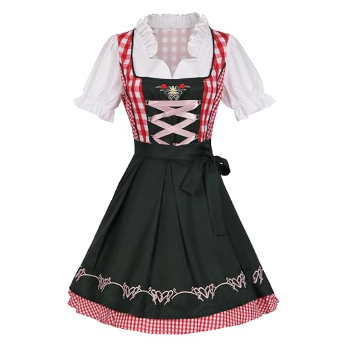 Oktoberfest Frauen - deutscher traditioneller Stil, bayerisches Biermädchen dirndl mit aufwendigen Stickereien für authentisches Volksfestival und eleganten Look auf dem Oktoberfest von Generic