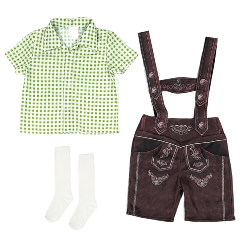 Oktoberfest Kinderkostüm | Halloween Party Verkleidung,Festkleidung Für Umzüge Kindergarten Familienfeste Kinderfeste von Generic