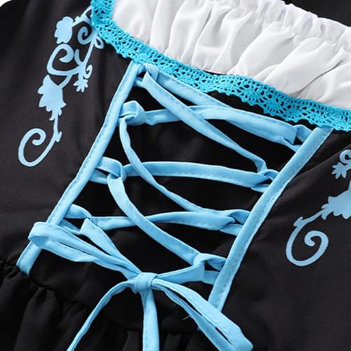 Oktoberfestkleid, Deutsches Kostüm für Kinder, Dirndl, Halloween-Kostüm, Oktoberfest-Kostüm für Kinder, Dirndl-Kostüm für Kleinkinder für Halloween-Kostüme von Generic