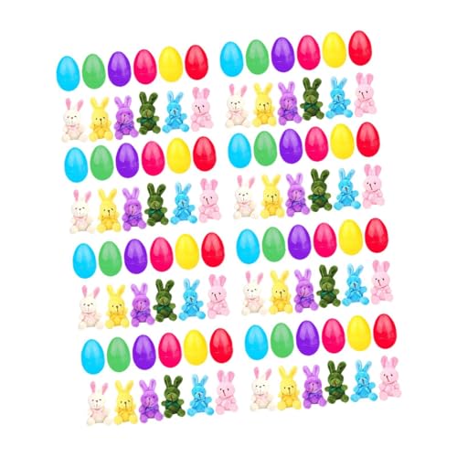Ostereier Gefüllt mit Spielzeugkorb Stuffers Füllungen Dekorationsparty Gefallen für Geburtstage, 48 Set Ostereier Gefüllt mit Spielzeugkorb Stuffers Füllungen Dekorationsparty Gefallen für Geburtstage, 48 Set von Generic