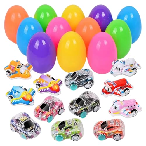 Osterhase Stress Kneifen Osterei Verdrehen Spielzeug Kinder Party Überraschung Eierschale Spielzeug Ostern Thema Kjn42 (Blue, 6CM) von Generic