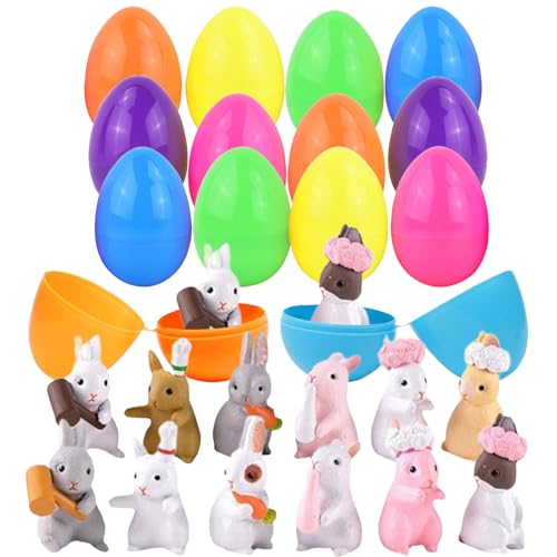 Osterhase Stress Kneifen Osterei Verdrehen Spielzeug Kinder Party Überraschung Eierschale Spielzeug Ostern Thema Kjn44 (Red, 6CM) von Generic