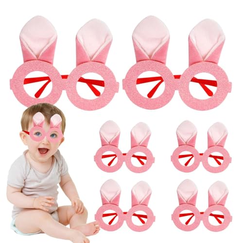 Osterhasenbrille, Brille in Hasenform, Brille für Osterpartys, dekorativer Rahmen, lustige Hasenbrille für Kinderkostüme, Feier Osterhasenbrille, Brille in Hasenform, Brille für Osterpartys, dekorativer Rahmen, lustige Hasenbrille für Kinderkostüme, Feier von Generic