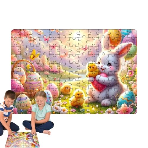 Osterpuzzle, Osterhasen-Puzzle, künstlerisches Osterpuzzle für die Familie | Buntes Puzzle für die Heimdekoration, Osterhasen-Eier Osterpuzzle, Osterhasen-Puzzle, künstlerisches Osterpuzzle für die Familie | Buntes Puzzle für die Heimdekoration, Osterhasen-Eier von Generic