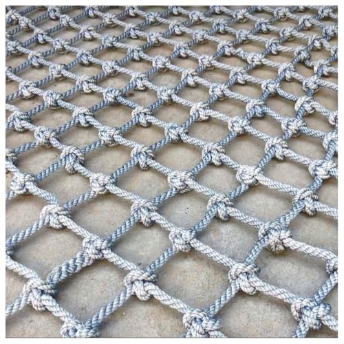 Outdoor Kletternetz Heavy Duty Anti-Fall Net Spielplatz Schaukel WebseilKletterseil Leiternetz für Kinder Erwachsene(10mm-12cm,3X3m/9.8X9.8ft) von Generic