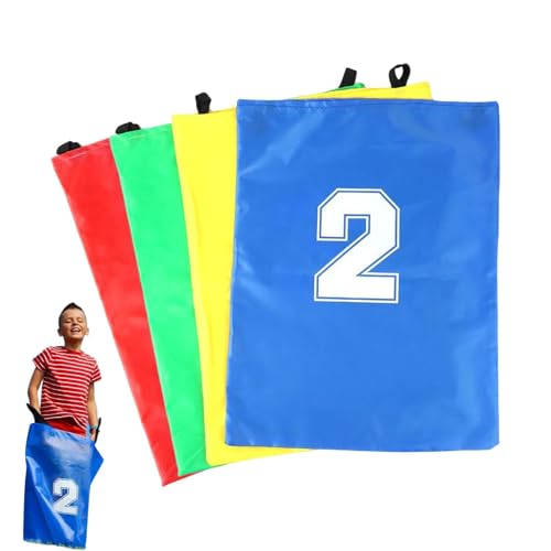Outdoor Sack Race Game-4 Pack Jump Taschen, 20x28in Wettbewerbs-Set | Starke gewebte Säcke mit bunten Design, ideale Team-Herausforderung für Kinder und Erwachsene während Festivals Outdoor Sack Race Game-4 Pack Jump Taschen, 20x28in Wettbewerbs-Set | Starke gewebte Säcke mit bunten Design, ideale Team-Herausforderung für Kinder und Erwachsene während Festivals von Generic