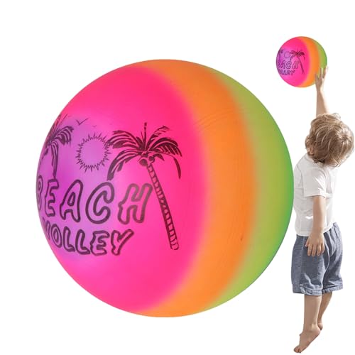 Outdoor-Wasserball | Buntes aufblasbares Seifenblasenspielzeug | Planschspaß für Kinder-Poolpartys | Großer Vinyl-Schwimmballon für Gartenpartys | Weiches Hüpfspielzeug für Spielspaß am Meer von Generic