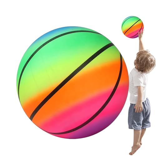 Outdoor-Wasserball | Buntes aufblasbares Seifenblasenspielzeug | Planschspaß für Kinder-Poolpartys | Großer Vinyl-Schwimmballon für Gartenpartys | Weiches Hüpfspielzeug für Spielspaß am Meer von Generic