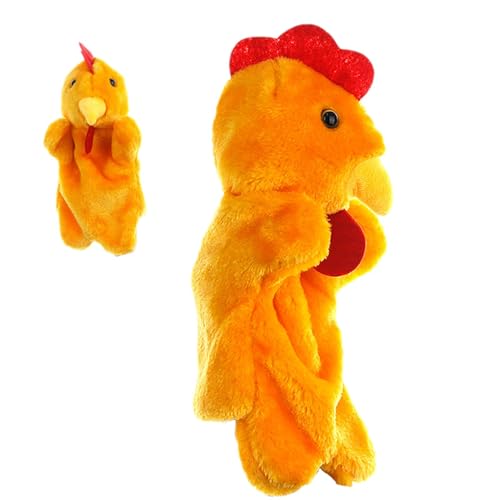 P-Handpuppen, Hühner-Fingerpuppen, Plüsch-Spielzeug, gefüllt mit Cartoon-Tieren, weiches Spielzeug für Puppen P-Handpuppen, Hühner-Fingerpuppen, Plüsch-Spielzeug, gefüllt mit Cartoon-Tieren, weiches Spielzeug für Puppen von Generic