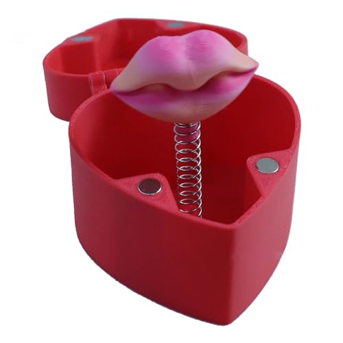 P Ink-Lippen und rote Lippen in Einer Box Lippengeschenk Überraschungsbox mit Lippen Lippen-BO XFUN nur für Dich Lippen Lippen in Einer Box für den Valentinstag Überraschungsbox zum (B, 6.6x6.2x5cm) P Ink-Lippen und rote Lippen in Einer Box Lippengeschenk Überraschungsbox mit Lippen Lippen-BO XFUN nur für Dich Lippen Lippen in Einer Box für den Valentinstag Überraschungsbox zum (B, 6.6x6.2x5cm) von Generic