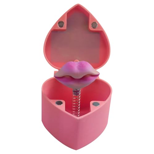 P Ink-Lippen und rote Lippen in Einer Box Lippengeschenk Überraschungsbox mit Lippen Lippen-BO XFUN nur für Dich Lippen Lippen in Einer Box für den Valentinstag Überraschungsbox zum (D, 6.6x6.2x5cm) P Ink-Lippen und rote Lippen in Einer Box Lippengeschenk Überraschungsbox mit Lippen Lippen-BO XFUN nur für Dich Lippen Lippen in Einer Box für den Valentinstag Überraschungsbox zum (D, 6.6x6.2x5cm) von Generic