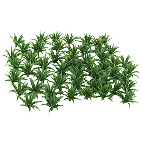 Packung von 50 PCS Green Szenen Landschaftsmodell Grasmodell von Generic