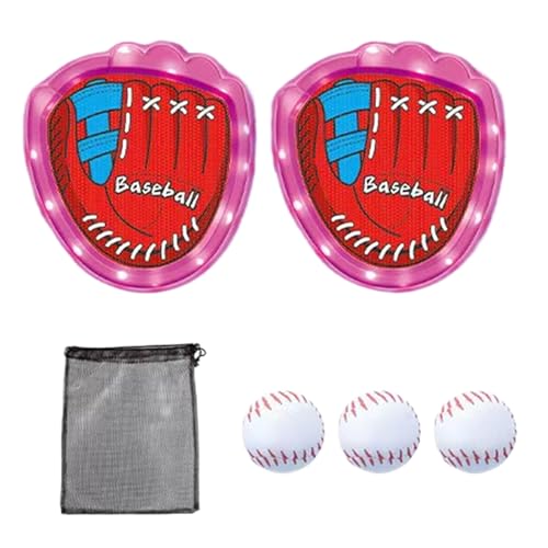 Paddle Ball Toss and Catch, Fangballspiel,Ballfangspiele Paddel | Paddel-Wurf- und Fangball-Spielset, Ballfang-Set, lustiges Eltern-Kind-Interaktions-Outdoor-Spielzeug für Sport im Freien Paddle Ball Toss and Catch, Fangballspiel,Ballfangspiele Paddel | Paddel-Wurf- und Fangball-Spielset, Ballfang-Set, lustiges Eltern-Kind-Interaktions-Outdoor-Spielzeug für Sport im Freien von Generic