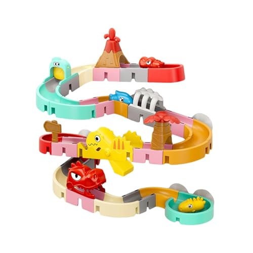 Pädagogisches Wasserspielspielzeug, interaktive Rutsche, ABS-Konstruktionsset für Kinder im Innenbereich, Lernaktivität ab 7 Jahren Qmh250 (60x60cm) von Generic