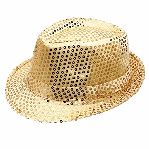 Pailletten Hut, Erwachsene Unisex Glitzer Partyhüte Kopfbedeckung, Glitzer Partyhüte für Karneval Kostüm Themenparty Mottoparty Pailletten Hut, Erwachsene Unisex Glitzer Partyhüte Kopfbedeckung, Glitzer Partyhüte für Karneval Kostüm Themenparty Mottoparty von Generic