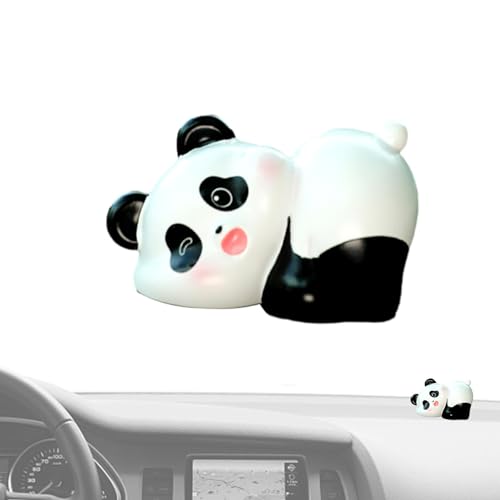Panda-Figuren, Panda-Figuren - Kuchen-Topper mit Panda-Figuren, Tierfiguren, Tischdekoration, Dekoration von Cartoon-Tierpuppen von Generic