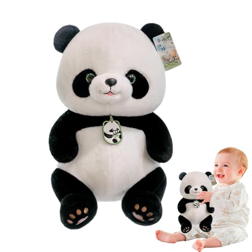 Panda-Plüschspielzeug, Panda-Plüschspielzeug – niedliches Plüschtier Panda Bear | niedliches Kissen mit Tiermotiv der Statue mit Touchscreen für Dekoration Panda-Plüschspielzeug, Panda-Plüschspielzeug – niedliches Plüschtier Panda Bear | niedliches Kissen mit Tiermotiv der Statue mit Touchscreen für Dekoration von Generic