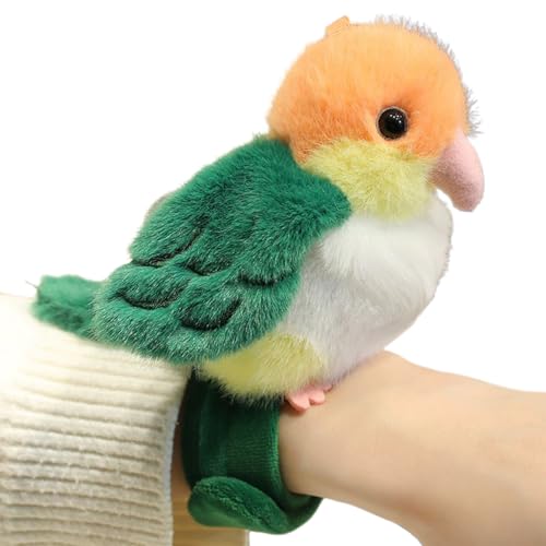 Papageienohrohr-Armband, Plüschtier-Schlag-Armband – Plüsch-Vogel-Schlag-Armband – Spielzeug für Handys, weiches Handgelenk für Erkennungsfähigkeit, Coordin von Generic