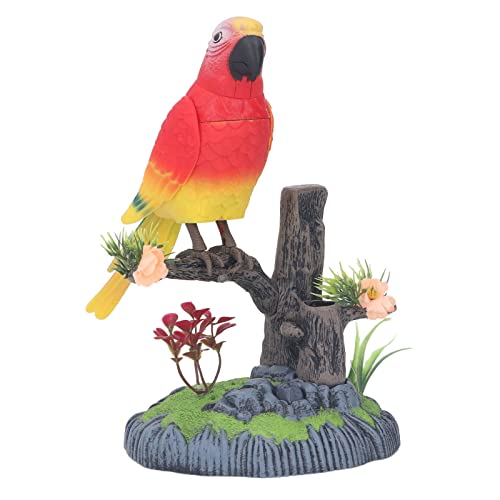 Papageienspielzeug, Vogelspielzeug Kakadu -Spielzeug für Erwachsene Papageien Zwitschern Singen Simulation Spielzeug Süßes Tiermodell (506G) von Generic