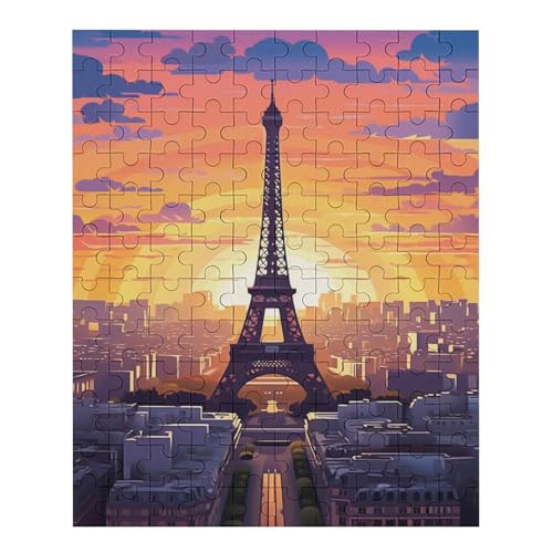 Paris Scene - 1000 Teile Puzzle – - Hochauflösendes - Gelegenheitsspiel – 1000 Teile Holzpuzzle 120 von Generic