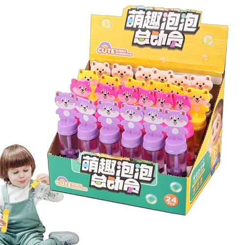 Party Blasenstäbe, Bubble -Zauberstäbe für Kinder, 24-Pieces Children Bubble Blower Game Toys, Outdoor Play Party Gefälligkeiten für Garten Hinterhof Rasenpool Karneval von Generic