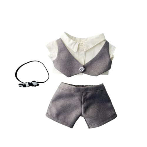 Passende Puppenkleidung verleiht Puppen unendlichen Charme, geeignet für Verschiedene Festivals Partys, Puppen ihren Stil ihre Persönlichkeit voll zur Geltung bringen können! Tne754 (Grey, 8cm) von Generic