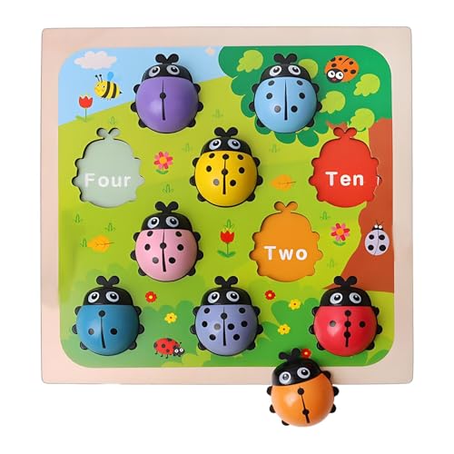 Passendes Spielzeug – Lernnummer, Zähltopf aus Holz | Bildung Montessor Math Learning Toys für Kinder, Zahlen-Puzzle Set mit Holzblöcken, lustiges Zählen (11.61 Passendes Spielzeug – Lernnummer, Zähltopf aus Holz | Bildung Montessor Math Learning Toys für Kinder, Zahlen-Puzzle Set mit Holzblöcken, lustiges Zählen (11.61 von Generic