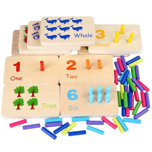Peg Board Mathe-Spiel, Cognition Stick, Vorschullernspielzeug, Mathematik und Zahlen, pädagogische Lernaktivitäten, Spiel für Kinder Peg Board Mathe-Spiel, Cognition Stick, Vorschullernspielzeug, Mathematik und Zahlen, pädagogische Lernaktivitäten, Spiel für Kinder von Generic