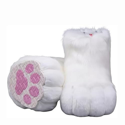 Pelzige Stiefel Füße Pfoten, Pursuit Pelz Füße Pfotenschuhe, Pursuit Kostümpfoten Schuhe Halloween Accessoires Cosplay Pelzige Stiefel Füße Pfoten, Pursuit Pelz Füße Pfotenschuhe, Pursuit Kostümpfoten Schuhe Halloween Accessoires Cosplay von Generic