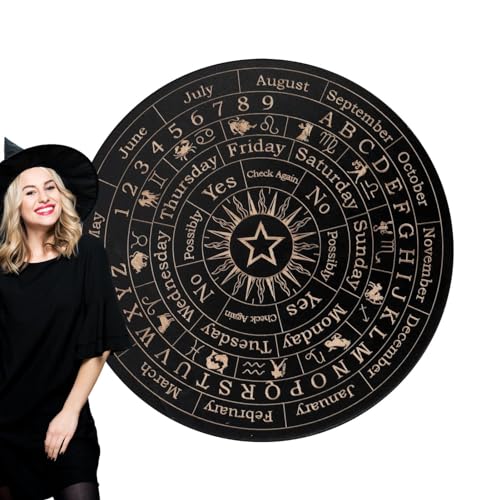 Pendelbrett Wünschelrute – Metaphysische Planchette-Nachrichtentafeln Aus | Spirit Decorations – Fesselndes Pendel-Brettspiel Für Anfänger Und Familien, Perfekt Für Wahrsagerei Und Spirituelle Ko von Generic