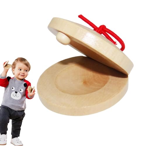 Percussion Castanets - Holzfinger Castanets, lustiges und kreatives musikalisches Castanets -Instrument für Kinderfeiern, Kindergartenbühnenaufführungen Percussion Castanets - Holzfinger Castanets, lustiges und kreatives musikalisches Castanets -Instrument für Kinderfeiern, Kindergartenbühnenaufführungen von Generic