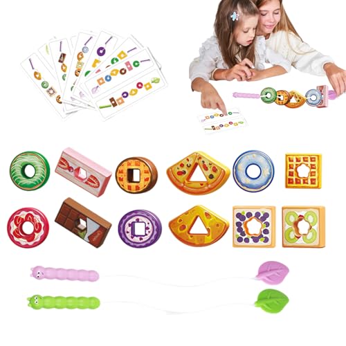 Perlen aus Holzdraht – Spiel mit Obstschnur, die Spielzeug aus Holz, Klassifizierungsspiel in Blockform für das Training und die Interaktion des logischen Denkens Perlen aus Holzdraht – Spiel mit Obstschnur, die Spielzeug aus Holz, Klassifizierungsspiel in Blockform für das Training und die Interaktion des logischen Denkens von Generic