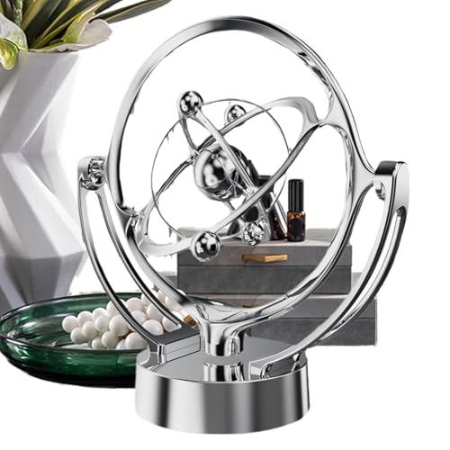 Perpetuum Mobile Schreibtischspielzeug – USB-tot-betrieben, Erdmodell | Rotierende magnetische Wippe, pädagogisches, wissenschaftliches Physik-Gadget, himmlische Orbit-Dekoration für den Arbeitsplatz Perpetuum Mobile Schreibtischspielzeug – USB-tot-betrieben, Erdmodell | Rotierende magnetische Wippe, pädagogisches, wissenschaftliches Physik-Gadget, himmlische Orbit-Dekoration für den Arbeitsplatz von Generic