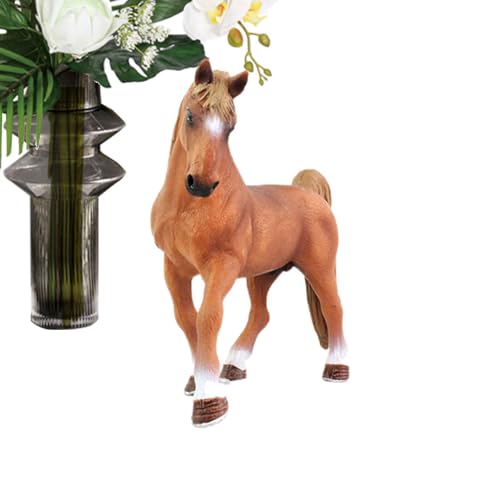 Pferdefigur, Pferdemodell | Kreatives Tier-Ornament – pädagogisches Pferdespielzeug für Kinder ab 3 Jahren, realistische Pferdefiguren für die Bürodekoration Pferdefigur, Pferdemodell | Kreatives Tier-Ornament – pädagogisches Pferdespielzeug für Kinder ab 3 Jahren, realistische Pferdefiguren für die Bürodekoration von Generic