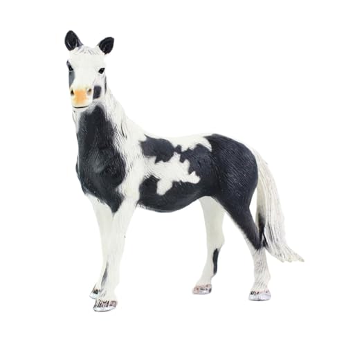 Pferdefiguren, Pferdefigur, Realistische Pferdedekoration | Kleine Pferdestatue, Dekorationsspielzeug Für Kinder, Simulationstier-Pferdeornament von Generic