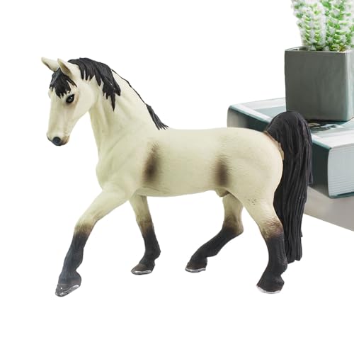 Pferdestatue – realistische Pferdefigur, Bürodekoration aus Harz, dekoratives Spielzeug für , Simulationsfigur für Kinder für Kinder, echte für das Haus von Generic