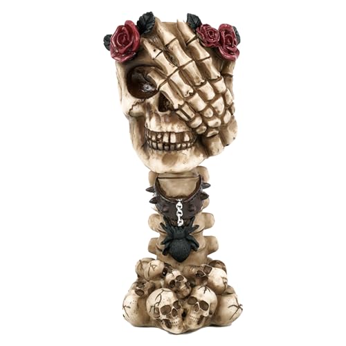 Pflanzen-Totenkopf-Töpfe – Totenkopf-Blumentöpfe, Pflanzen-Übertopf, Totenkopf-Vase | Harz-Totenkopf-förmiger Topf Für Sukkulenten, Gotischer Übertopf, Zimmerpflanzen-Dekoration, Totenkopf-Make-up-Pin Pflanzen-Totenkopf-Töpfe – Totenkopf-Blumentöpfe, Pflanzen-Übertopf, Totenkopf-Vase | Harz-Totenkopf-förmiger Topf Für Sukkulenten, Gotischer Übertopf, Zimmerpflanzen-Dekoration, Totenkopf-Make-up-Pin von Generic