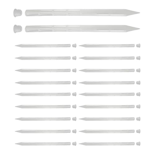 Pflanzenwurzelbelüfter 20 Stück - Kleine Topfpflanze Bodenbelüfter 9,8 Zoll - Verhindern Sie Überwässerung Lüftungsstäbe für Gemüsegarten Tomate Rasen Hof Gras Outdoor von Generic