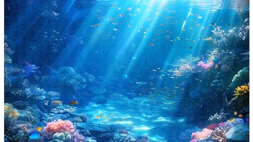 Photosynthetisches Korallenkunst-Puzzle, 1000-teiliges Submarine Rainbow Workshop-Puzzle (A ; 1000 Piece) von Generic
