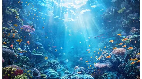 Photosynthetisches Korallenkunst-Puzzle, 1000-teiliges Submarine Rainbow Workshop-Puzzle (C ; 1000 Piece) von Generic