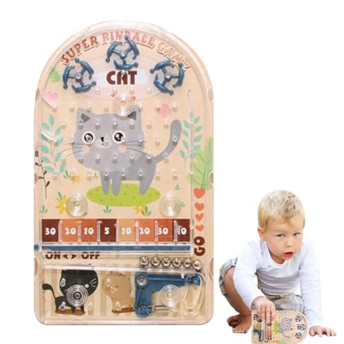 Pinball Toy Tragbare Spiele, verschiedene Schwierigkeiten, tragbares Taschenspiel, kleines kreatives Pinballspiel, Pinball-Maschine, sicheres Reisespiel für Kinder und Erwachsene von Generic