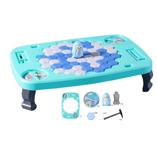 Pinguin-Eiscremespiel, Pinguin-Eisspiel, Rettungsspiel auf , interaktives Spielzeug, lustiges Familienspiel, Vorschulspiel, Tischpuzzle für 3 Jahre und mehr von Generic