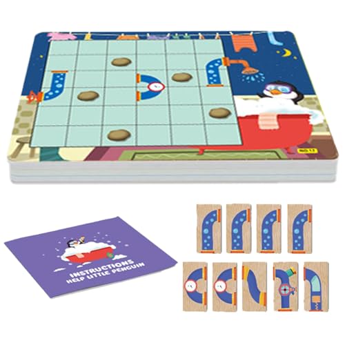 Pinguin Puzzle für Kinder - Buntes Reisespiel, lustiges frühes Lernen Lernspielzeug, Lernbedarf für Jungen, Mädchen Pinguin Puzzle für Kinder - Buntes Reisespiel, lustiges frühes Lernen Lernspielzeug, Lernbedarf für Jungen, Mädchen von Generic
